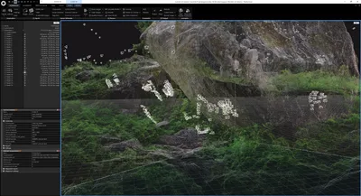 Camera alignment around holds